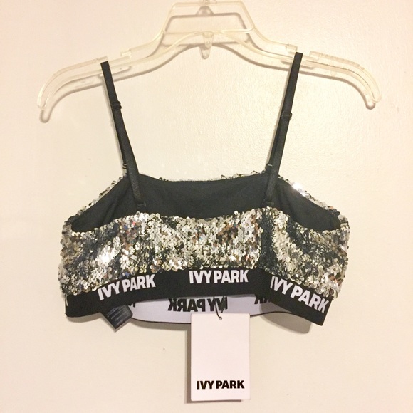 ✨🆕✨ Ivy Park silver sequin bra - Picture 5 of 6